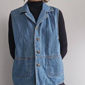 Lauren Jeffries jean vest